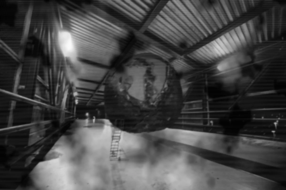 SCP-002 살아있는 거실 - 종양 형태의 외부 구조물 내부에 가구가 배치된 아파트형 공간