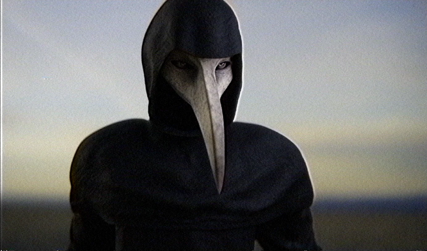 SCP-049 발견 당시 모습 - 프랑스 몽토방에서 재단에 자진 구금되기 직전