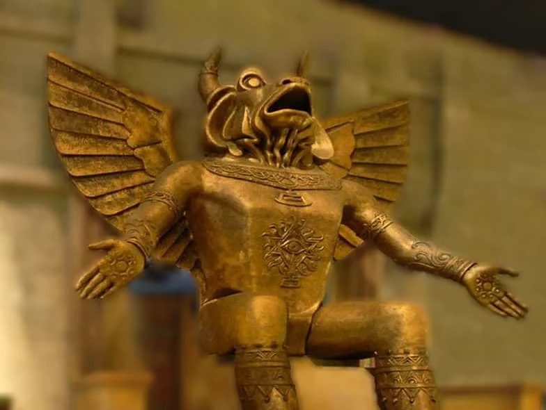 SCP-089 토페트 - 날개 달린 황소 머리 석상