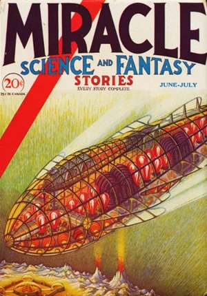 SCP-095 예언적 만화 - 1930년대 SF 펄프 잡지 표지